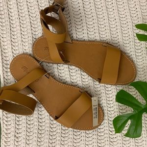 Madewell Leather NWT Boardwalk Sandals 8.5